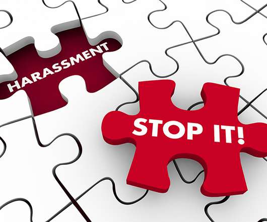 Sexual Harassment - Human Resources Today