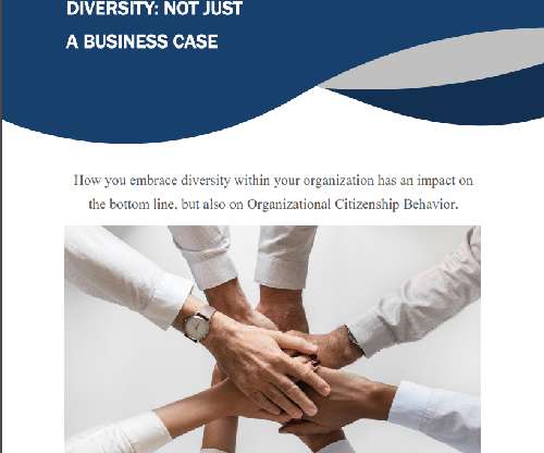 Diversity: Not Just a Business Case